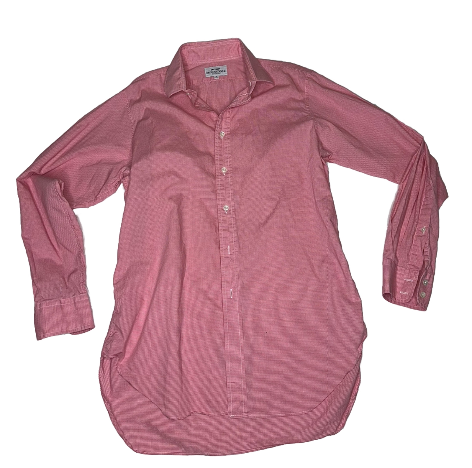 FILA CAMICIA DI DESIGN DI LUSSO DEGE & SKINNER SAVILE ROW GINGHAM CHECK 16 (41 CM)