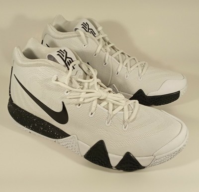 Nike Kyrie Irving 4 White Black Oreo Team Bank TB Basketball AV2296-100 Size 13 | eBay