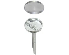 144) Osborne Covered Button 2" Prongs w/Soft Shells,Size 45-1 1/8" dia.(75572)