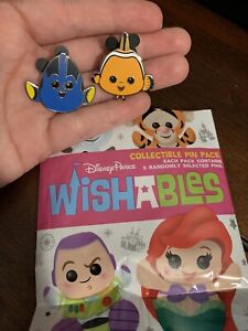 *Wishables* Finding Nemo- Nemo & Dory DLR Disney Mystery Pin Set Of 2 | eBay