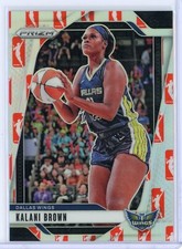 2024 Panini Prizm WNBA Logo Parallel 29 Kalani Brown Dallas Wings