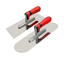 Concrete Tools Set Stainless Steel Flat Finishing Trowel (11" x 4")... Fast Ship