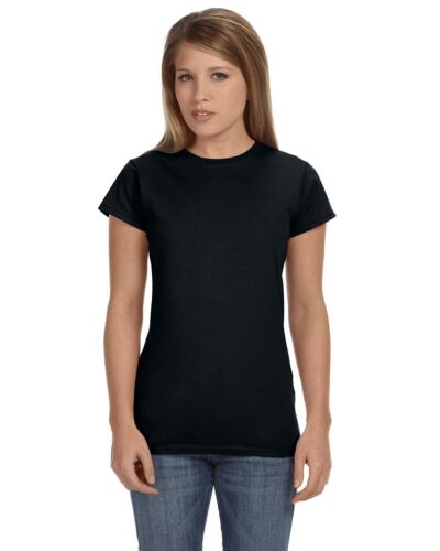 Gildan Ladies' Softstyle 4.5 oz. Ringspun Cotton Fitted T-Shirt G640L S-3XL - Picture 8 of 25