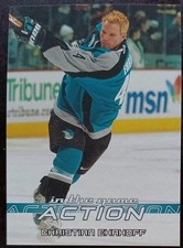 2003 - 2004 In The Game Christian Ehrhoff Action Sharks #661 Hockey Card