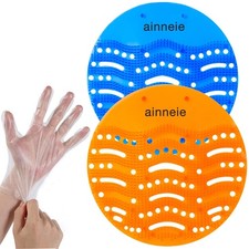 Urinal Deodorizer Screens 50-Pack Anti-Splash Odor Freshener for Restrooms