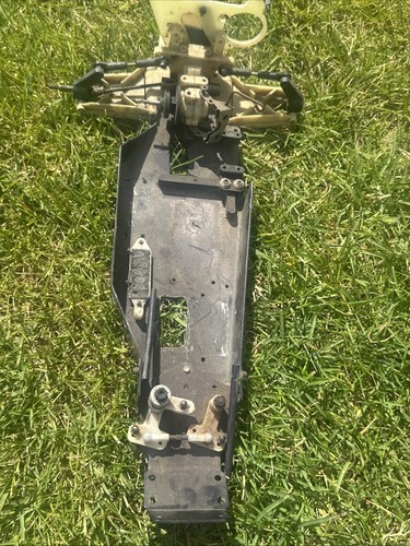 Vintage Team Associated RC10 Nitro Black Slider Chassis For Parts Or repair. - Picture 3 of 8