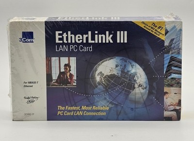 3Com EtherLink III LAN PC Card Model 3C589C-TP ~ NEW OPEN BOX to Verify 