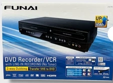 Funai ZV427FX4 DVD Recorder VCR Combo New Factory Sealed HDMI VHS to DVD Dubbing