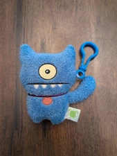 Ugly Dolls Blue One Eye Monster Plush Backpack Clip Keychain 