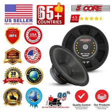 5 Core 12 Inch Car Woofer Audio 300W 4Ohm Deep Bass Replacement Sub Woofer Compo