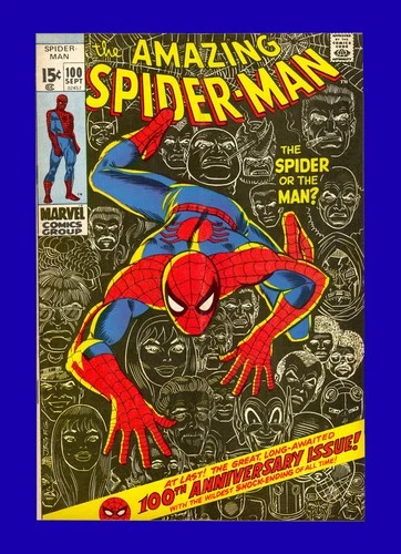 Amazing Spider-Man #100 - 100th Anniversary Issue - Romita Cover - 1971 9.6 NM+