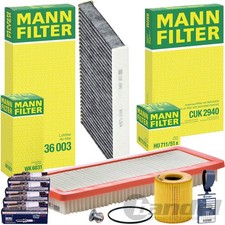 MANN FILTER INSPEKTIONSPAKET passend für 1.6 i CITROËN C4 DS4 PEUGEOT 308 RCZ