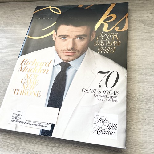 NEU Selten Saks Five 5th Avenue 2015 Doppelcover Herren Damen Katalog Buch