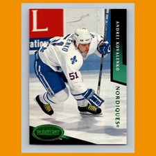 Andrei Kovalenko #167 1993-94 Parkhurst Emerald Ice Quebec Nordiques Hockey Card