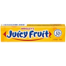 Juicy Fruit Gum, 5 Piece, 40 Per Box, 20 Per Case