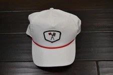 The Buck Club TBC Ringer White Rope Adjustable Golf Hat TBC