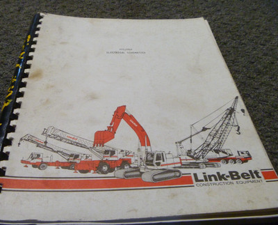 Link-Belt HTC-20 Hydraulic Truck Crane Electrical Wiring Schematics Manual xo