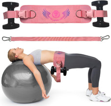 2-in-1 Hip Thrust Belt for Women Men Heavy Duty Glute Workout Equipment for