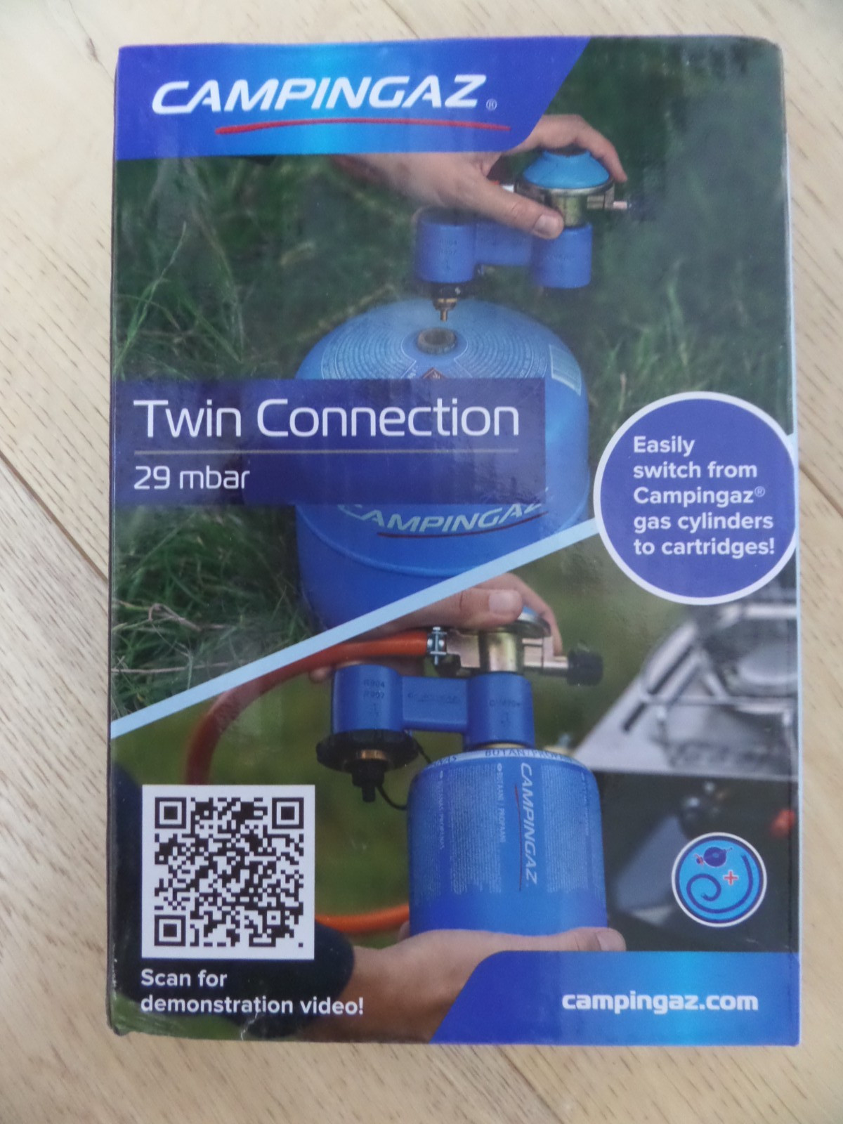 Campingaz Twin Connection CV/R Regulator Kit 29mbar BNIB