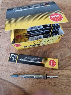 10x NGK GLÜHKERZE D-POWER No. 20 Y-741U 10 Zylinder Motoren KOMPLETT V10 TDI
