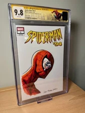 Spider-Man ’94 #1 CGC 9.8 SS • Ryan Kincaid ORIGINAL ART Sketch • Top Pop 1/1