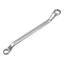 13mm x 15mm Metric 12 Point Offset Double Box End Wrench Chrome Plated, Cr-V
