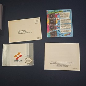 Top Gun: The Second Mission (Nintendo Nes 1989) Insertos manuales completos Rev A