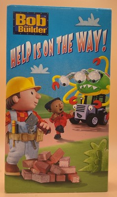 Bob the Builder Help Is On The Way VHS 2005 Late Era Yellow Tape *Buy 2 Get 1*