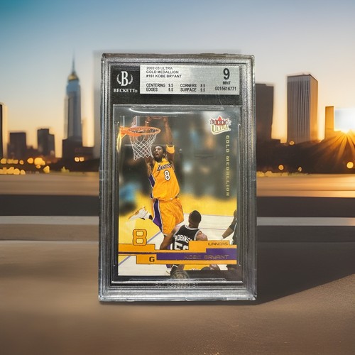 2002-03 Fleer Ultra Gold Medallion Die-Cut #161 Kobe Bryant BGS 9 Mint