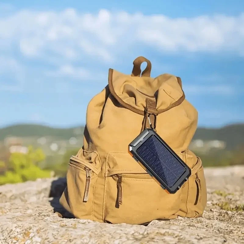 Latest Solar Charger 20000mAh Power Bank with Dual USB & Flashlight Outdoor -USA - Image 3 of 4