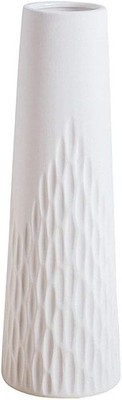 VanEnjoy 25,4 cm Desktop-Vase aus Keramik, minimalistisch, weiß, Dekoration für 