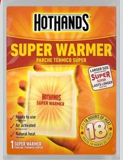 NEW HotHands Body & Hand Super Warmers - Long Lasting, 10 Individual Warmers