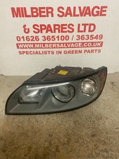 VOLVO V50 S40 PASSENGER N/S HEADLIGHT 55 PLATE 30698891
