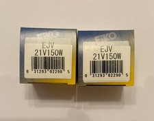 Eiko EJV 150W MR16 21V 2-Pin Base Projector Lamp Pack of 2