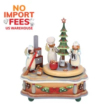 Christmas Baking 2nd Edition Music Box Rothenburg Oh Du Fröhliche 6 5/8"