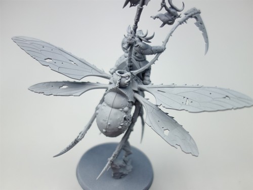 Warhammer FB Warriors Chaos AoS Nurgle Maggotkin - Pusgoyle Blightlords (primed) - Picture 6 of 10