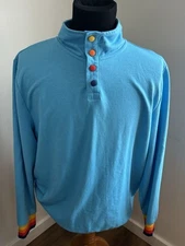 Aldi Pullover Sweatshirt XL Teal Blue Rainbow Logo Gear Capsule Collection