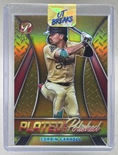 Corbin Carroll 2025 Topps Pristine #PP-37 Gold Refractor Plated & Polished /50