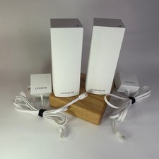 Linksys Velop Tri-Band Mesh WiFi 5 System WHW03 v2 w/ Power Cords - LOT OF 2