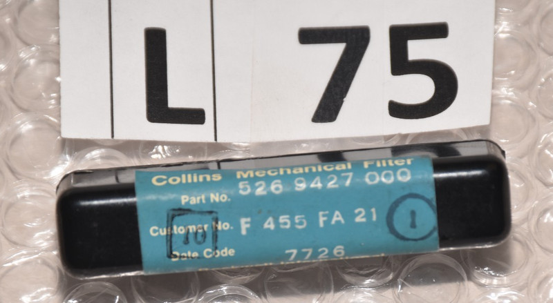 COLLINS RADIO mechanical filter 526 9427 000 7726 - ROCKWELL INTERNATIONAL