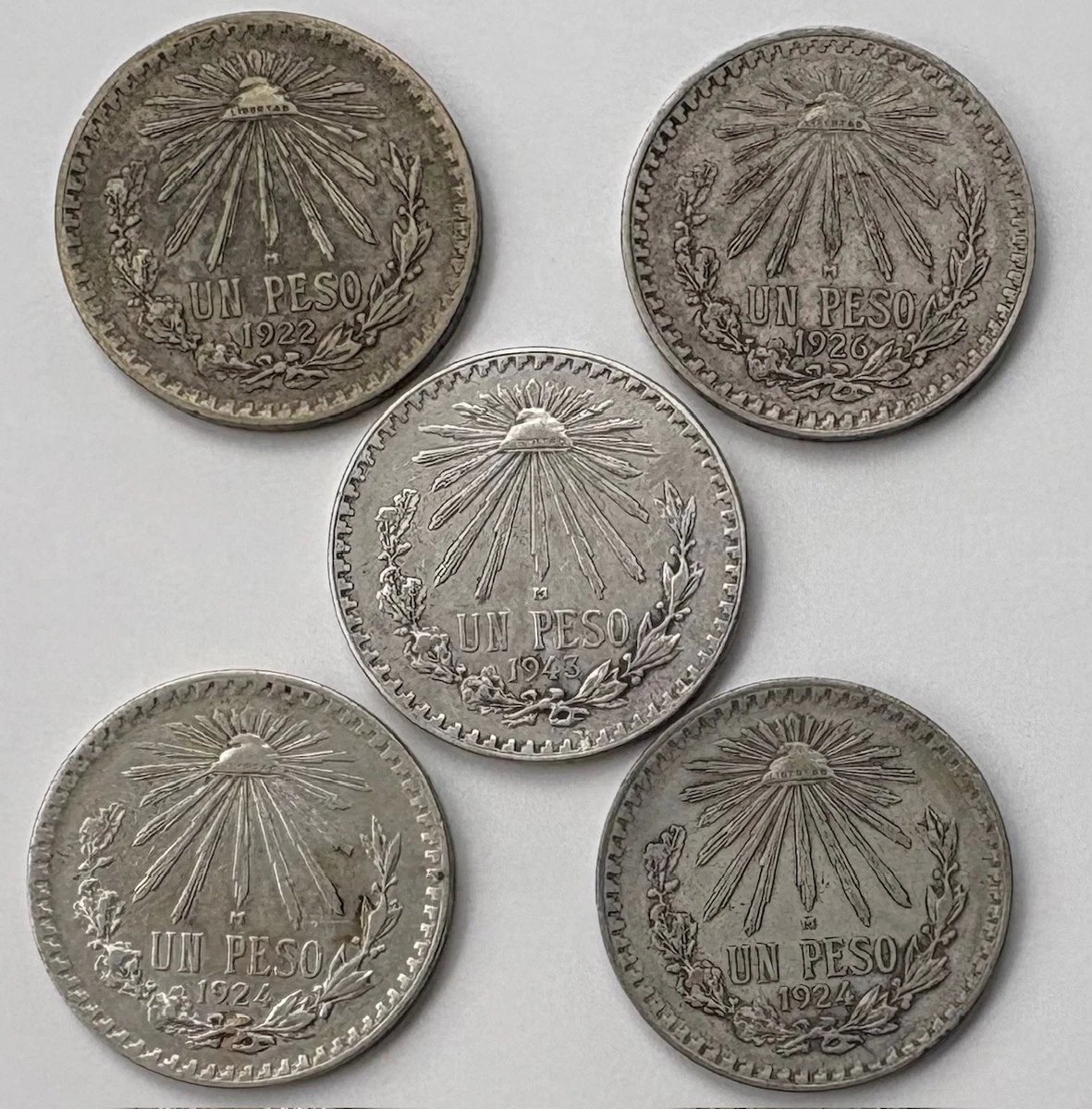 1 比索1926 年墨西哥硬币(1905-现在) | eBay