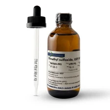 99.9+% Dimethylsulfoxide (DMSO) - USP/NF/ACS Pharma grade - High Purity - 4 oz.