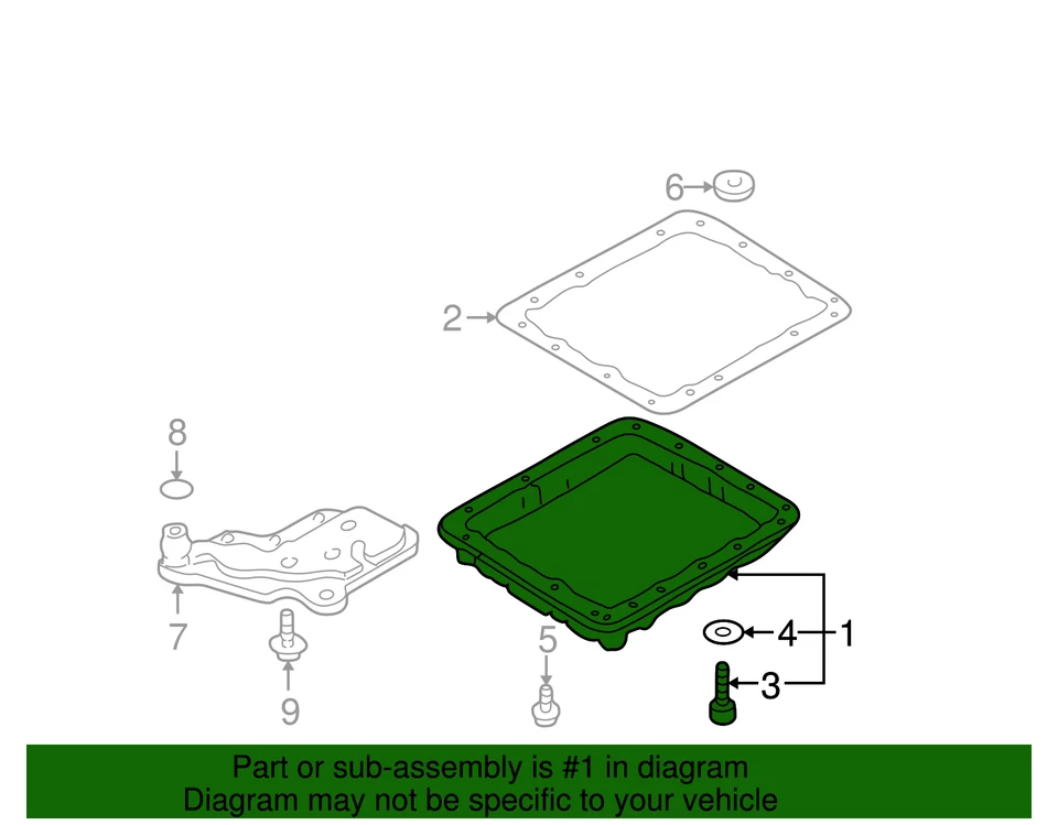 Original Nissan Trans Pan 31390-4AX0A Foto 4 de 4