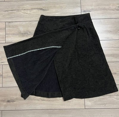 Women's Lilith Corduroy Skirt Khaki Cotton sz XL / 44
