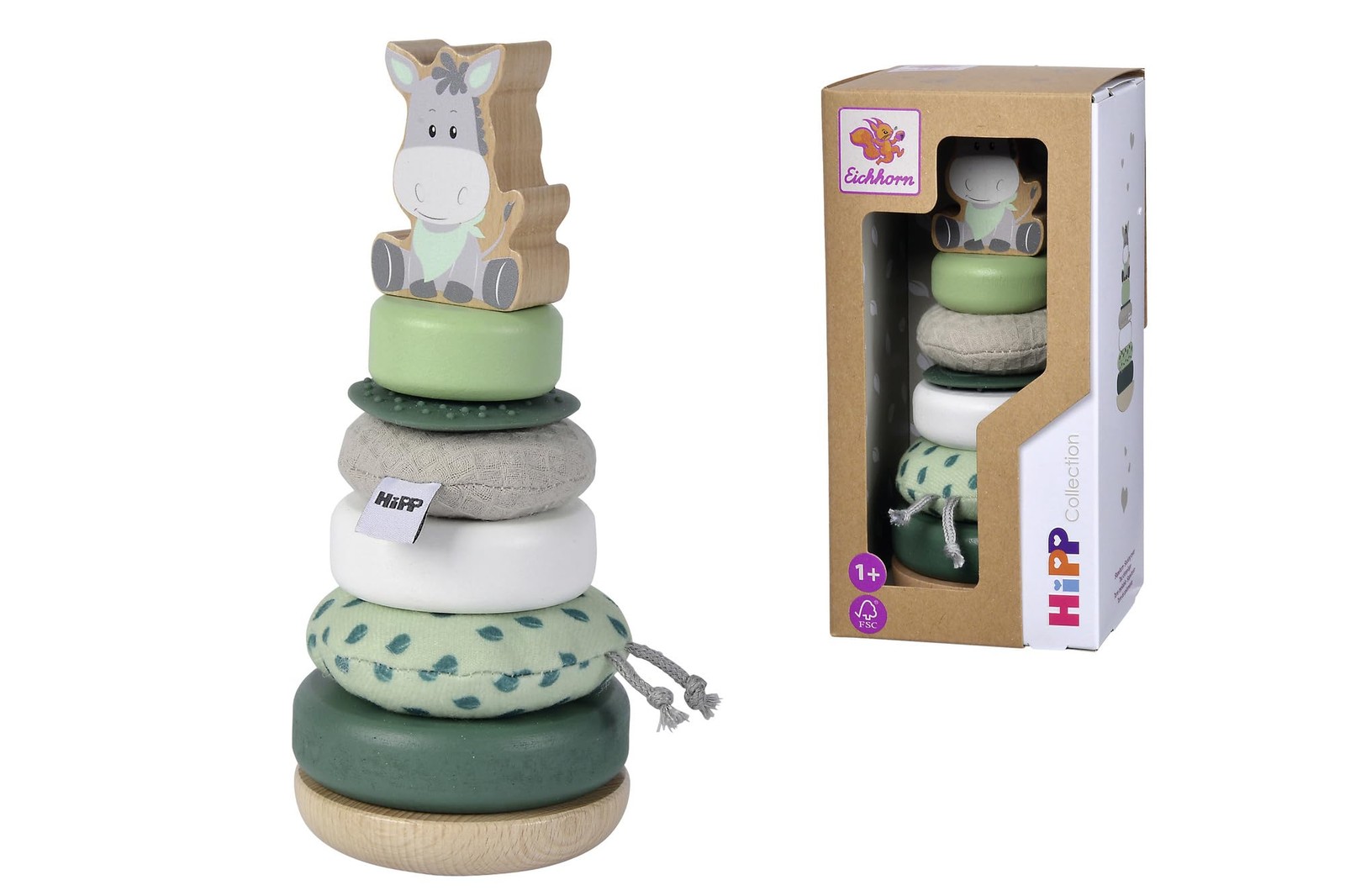 -    Hipp   Ringen aus Stoff,   , 8-TLG. 1