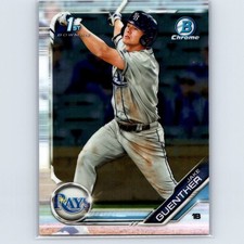 2019 Bowman Draft Jake Guenther #BDC-96 Chrome Tampa Bay Rays