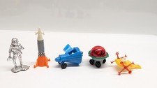 VTG 1960s Hong Kong Lunar Apollo Astronaut Plastic Micro Toys: Rovers  Capsule