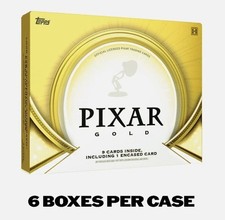 2025 Topps Pixar Gold Hobby FACTORY SEALED CASE - 6 Box IN HAND