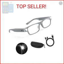 200 Magnifying Glasses with Light,USB Rechargeable LED Lighted Magnifying Eyewe