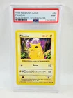 1999 Pokemon Game Pikachu YLW. Cheeks-Shadowless #58 PSA 9